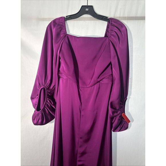 NWT $795 Sachin & Babi [ 2 ] Square‎ Neck Bryant Gown in Sparkling Grape Purple - Picture 11 of 15